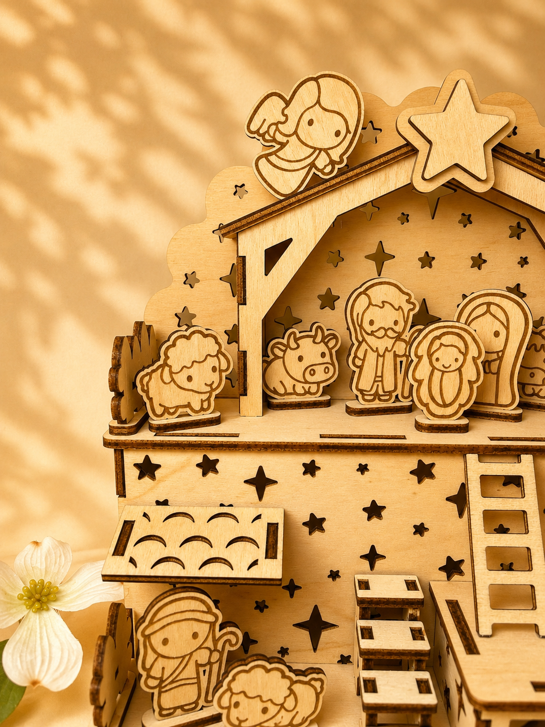 Presepe in legno