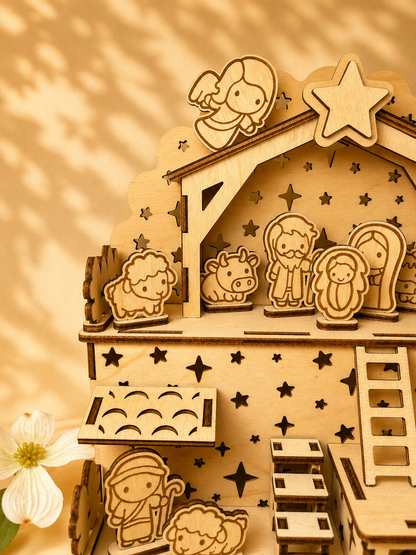 Presepe in legno