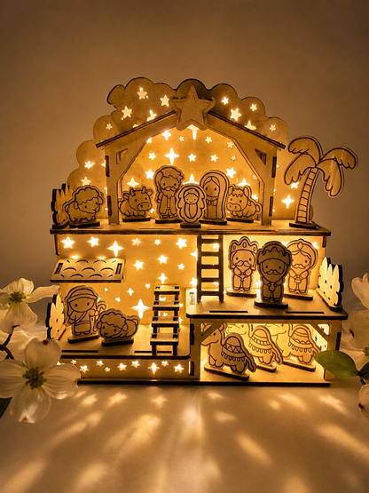Presepe in legno