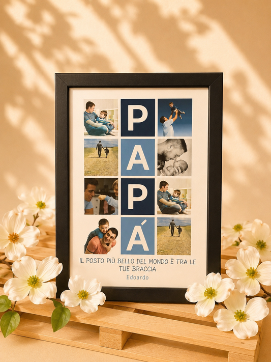 Quadretto Il posto più bello del mondo Papà