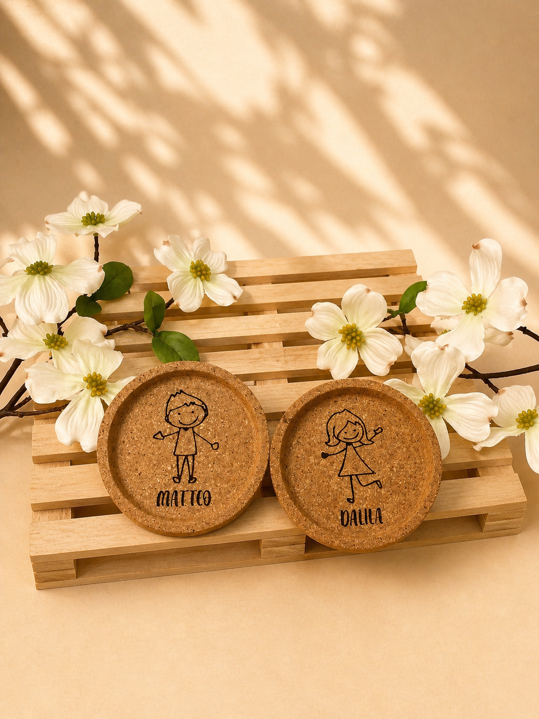 Set 2 Sottotazza di coppia
