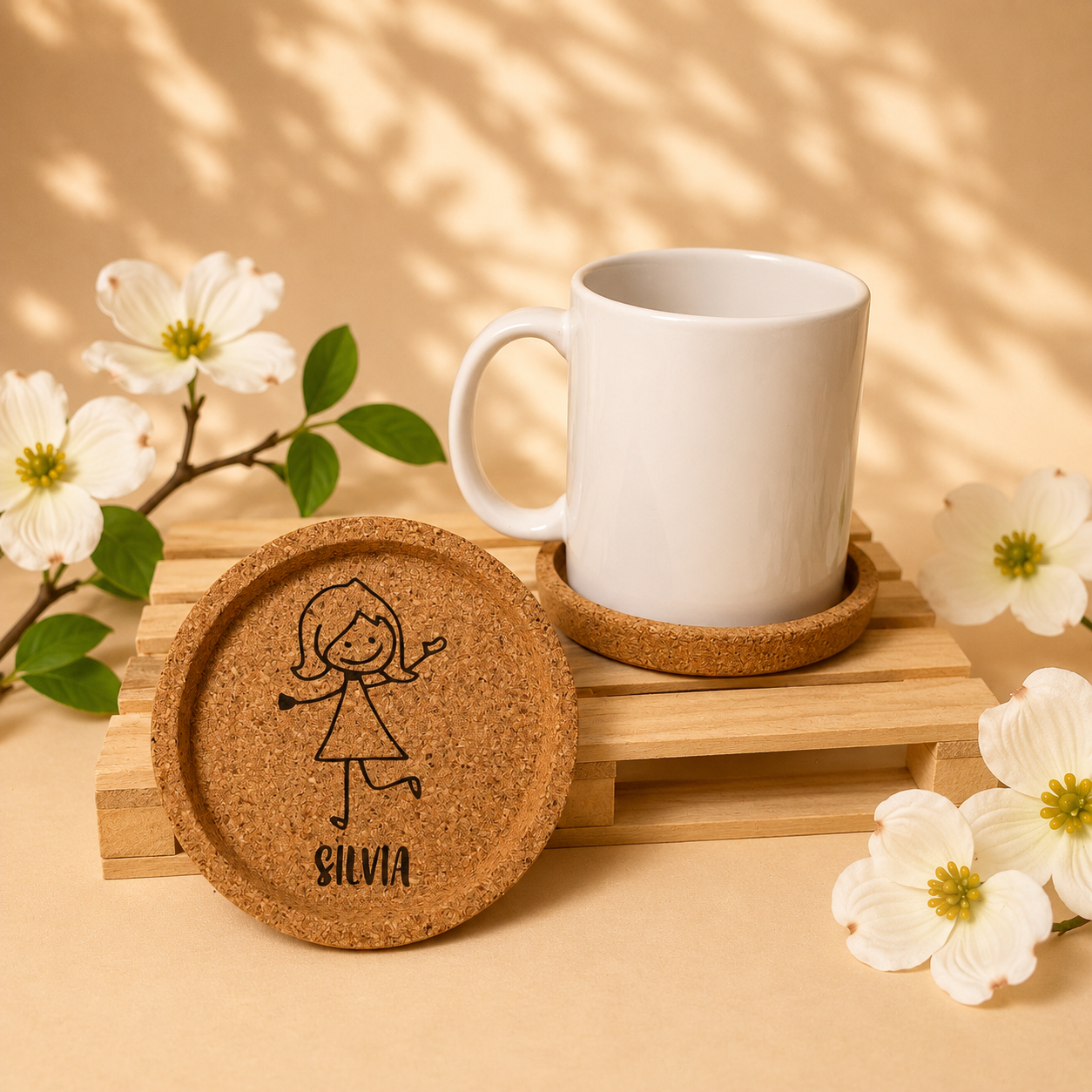 Set 2 Sottotazza di coppia