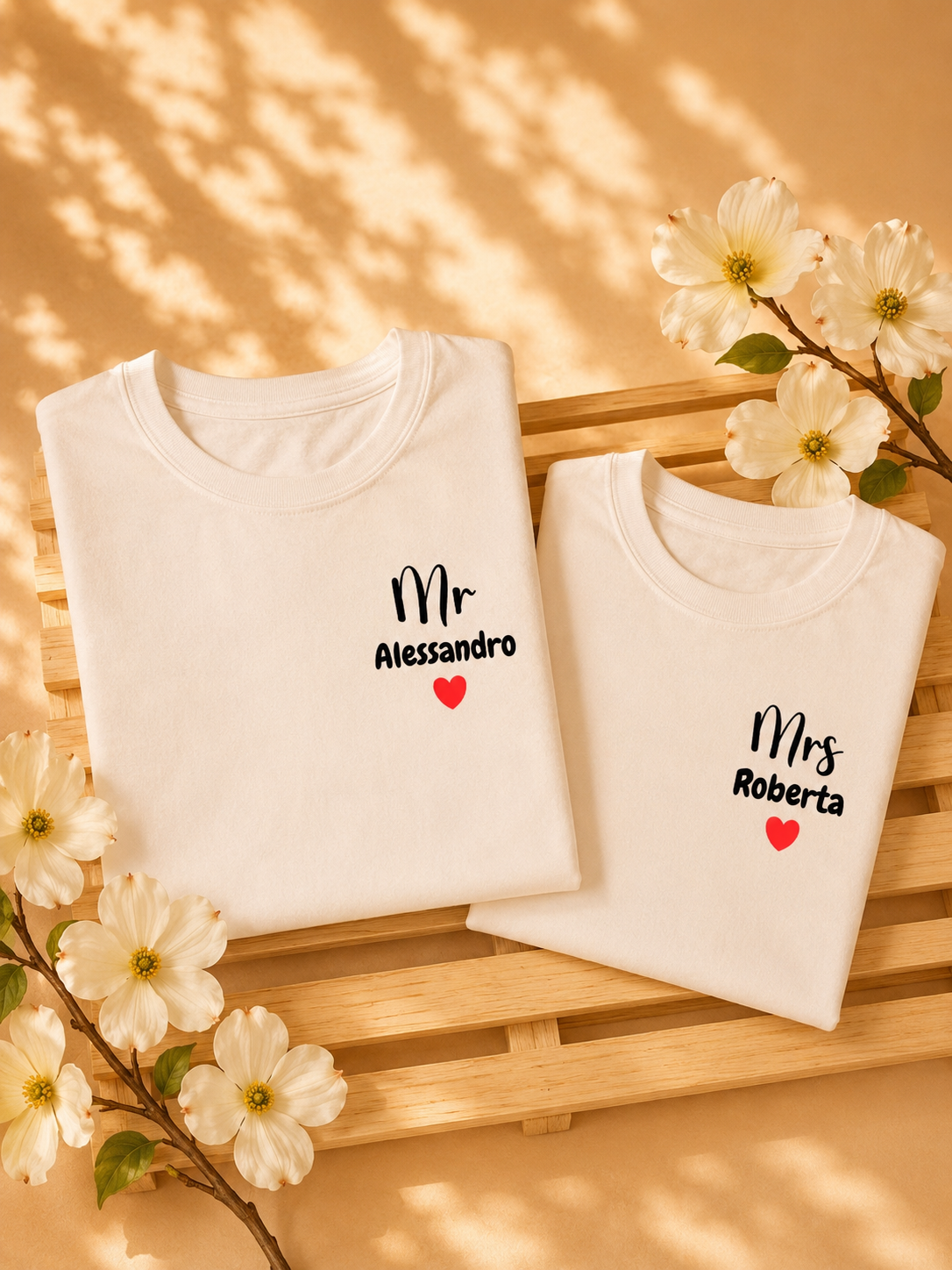 Set 2 Magliette di Coppia