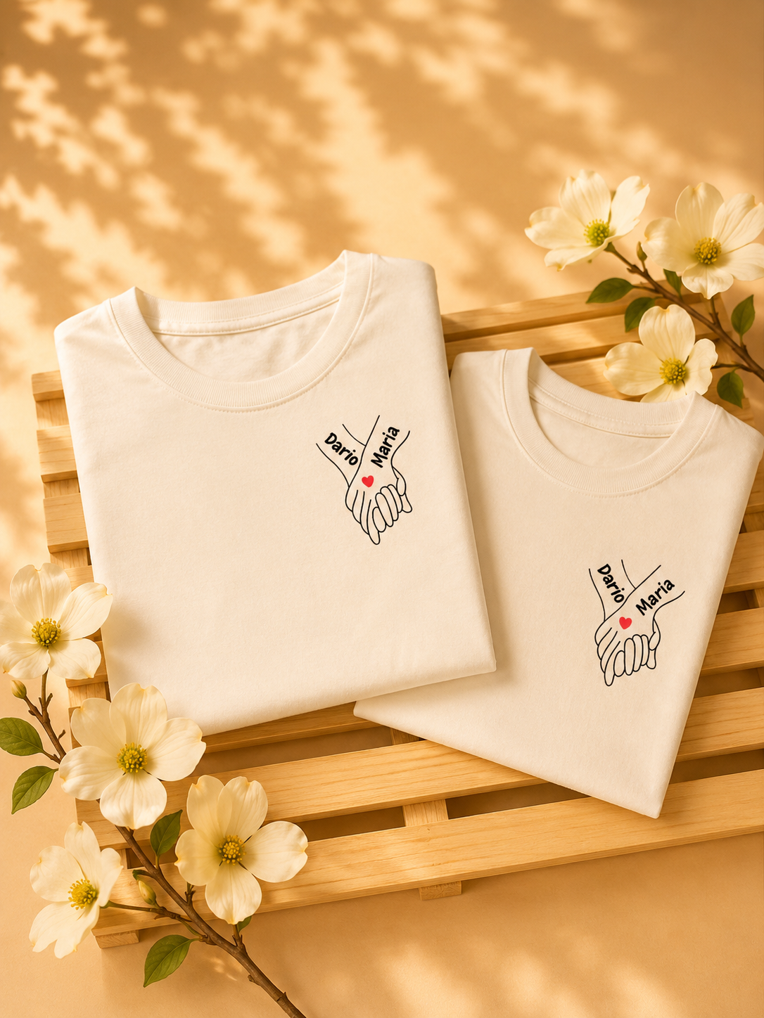 Set 2 Magliette di Coppia