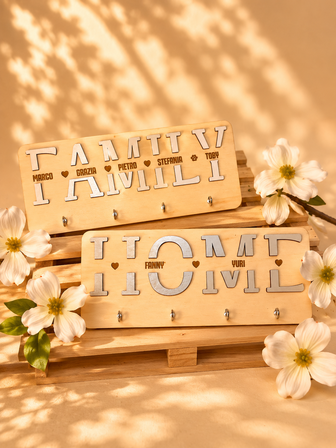 Targa Portachiavi Home/Family