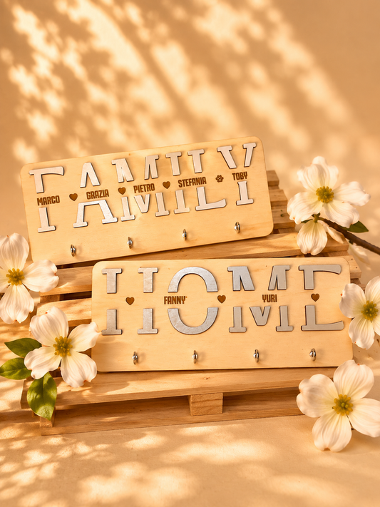 Targa Portachiavi Home/Family