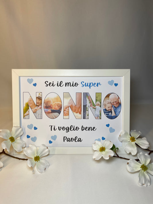 Quadretto Sei il mio super NONNO