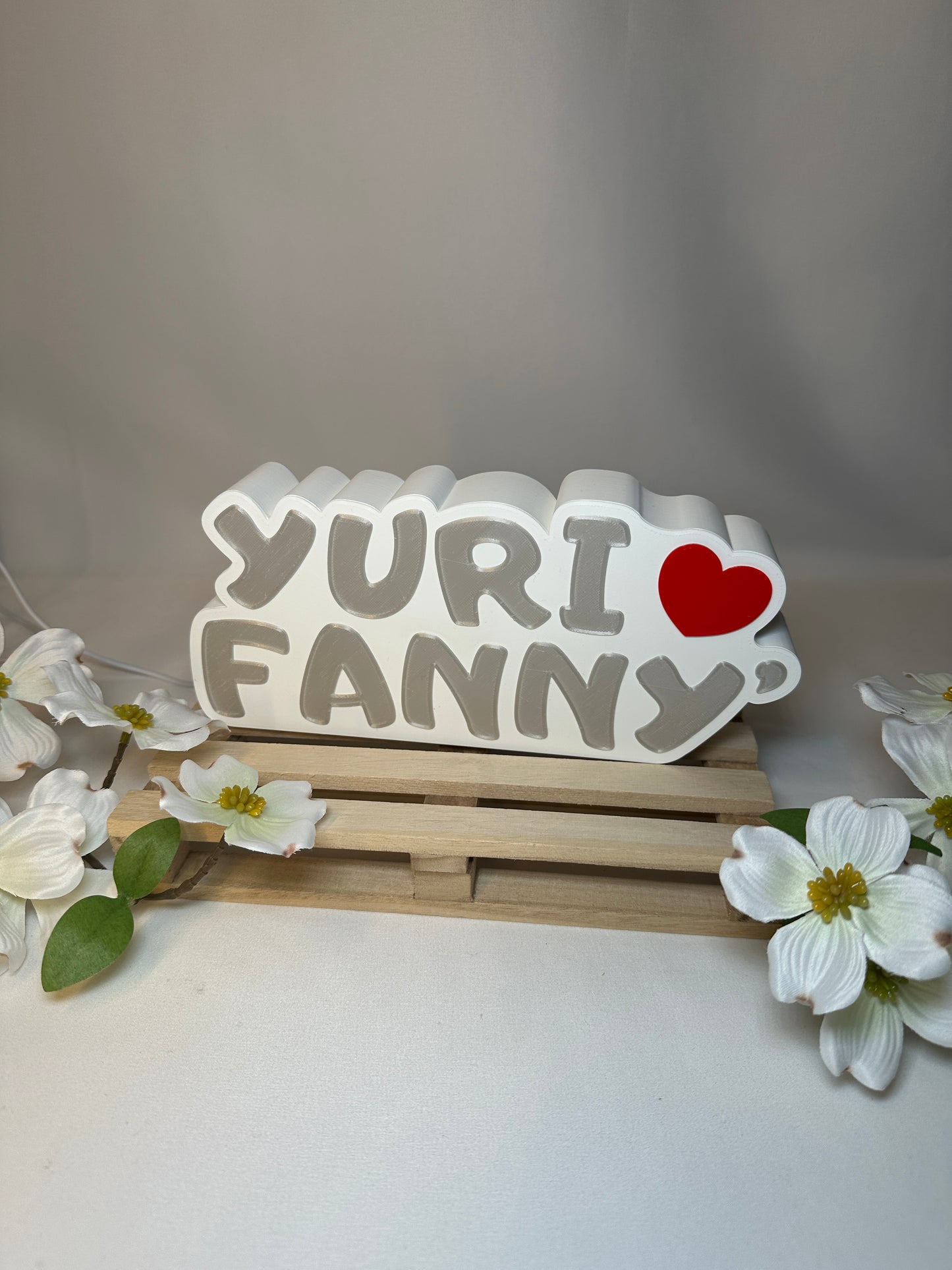 Lampada Luminosa con Nomi