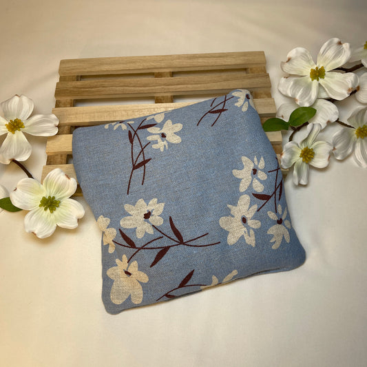 Mattonella del Benessere - Floreale azzurro