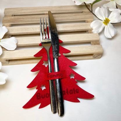 Segnaposto in Feltro Natalizio