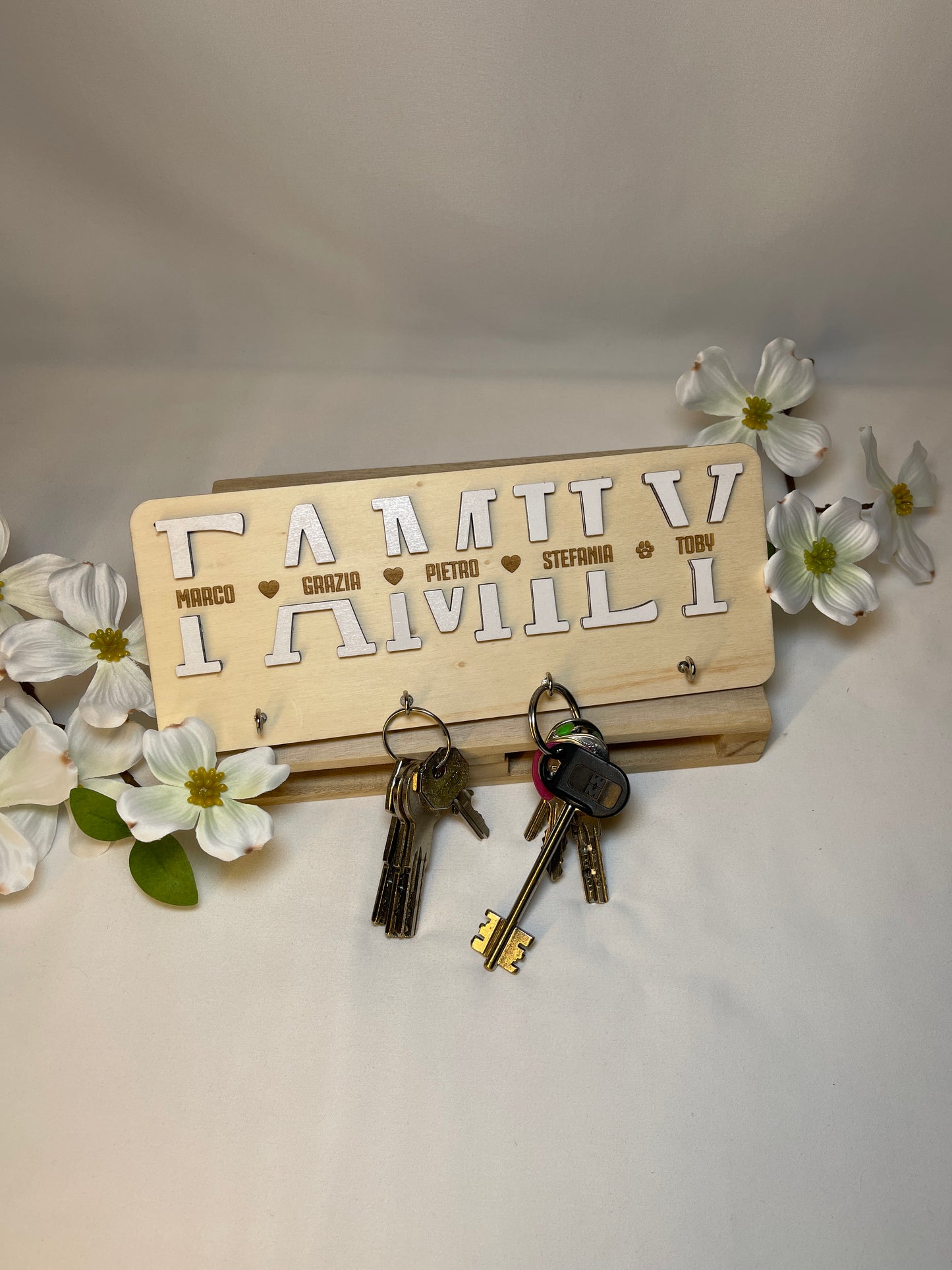 Targa Portachiavi Home/Family