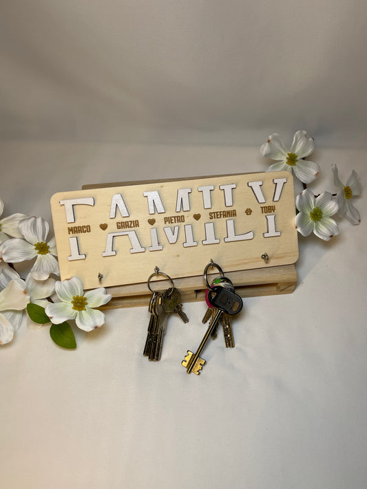Targa Portachiavi Home/Family