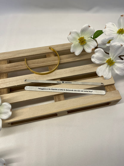 Bracciale rigido personalizzato