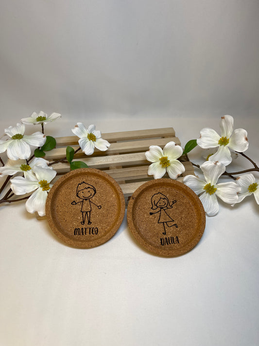 Set 2 Sottotazza di coppia