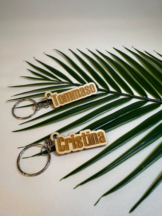 Portachiavi in legno