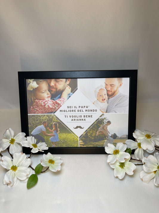 Quadretto Papà migliore del mondo