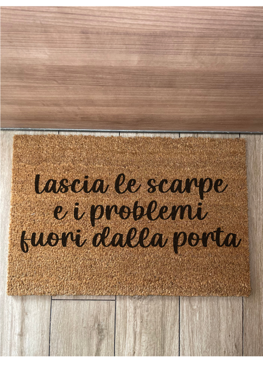 Zerbino Lascia fuori scarpe e problemi