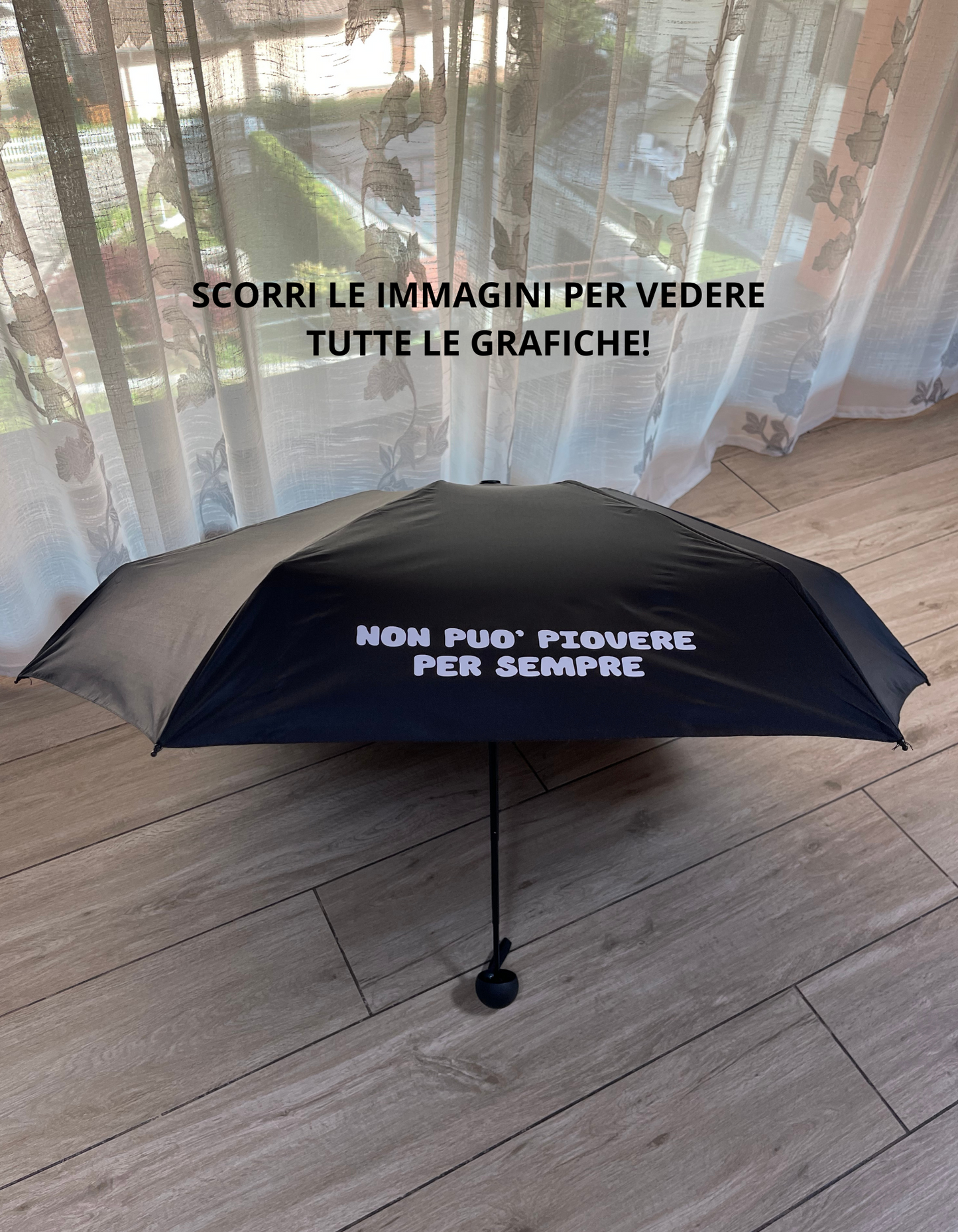 Ombrello con frase personalizzata