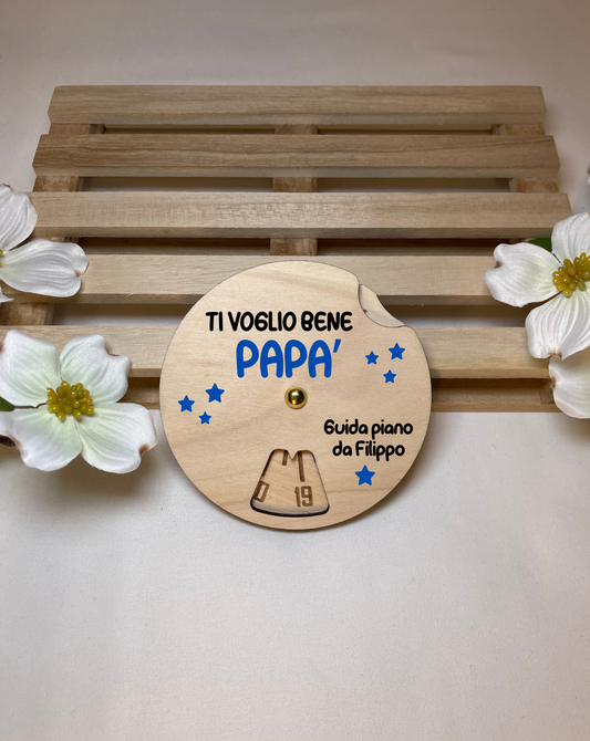 Disco orario Ti voglio bene Papà